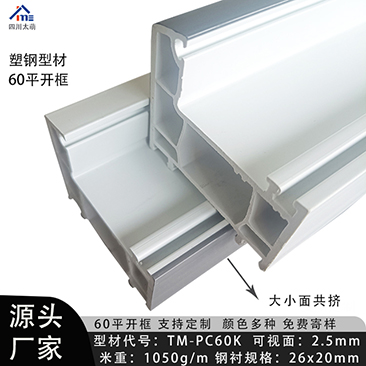 塑钢型材60平开框4